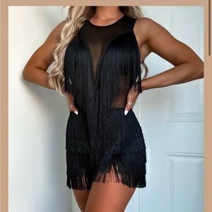 Fringe romper
